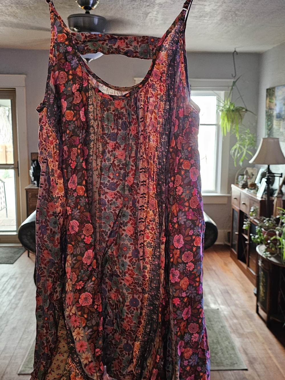 NATURAL LIFE Floral Mini Dress in Pink and Purple - Picture 2 of 3